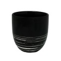 Taza de té de porcelana 8,8cm "Black maru" 250ml
