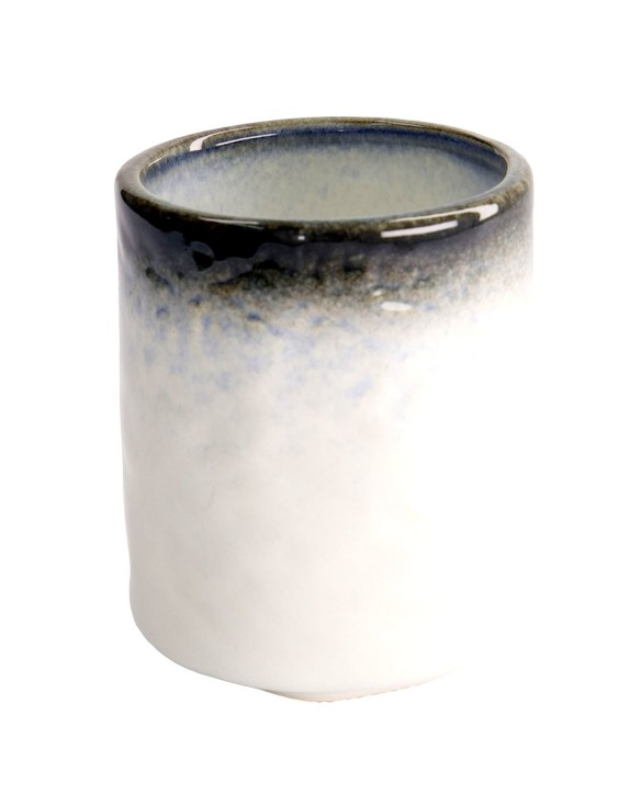 Taza Tajimi blanco-azul 8x10cm