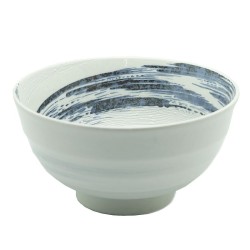 Cuenco de porcelana blanco azul 7,8cm Cuenco de porcelana blanco...