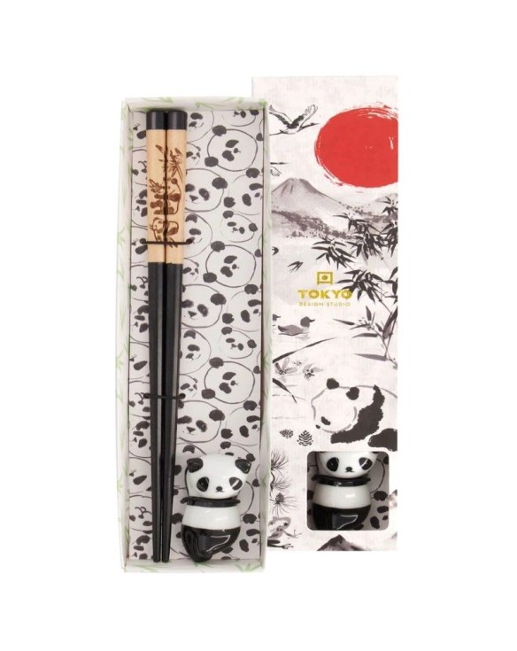 Palillo Set 1 par + soporte "panda"