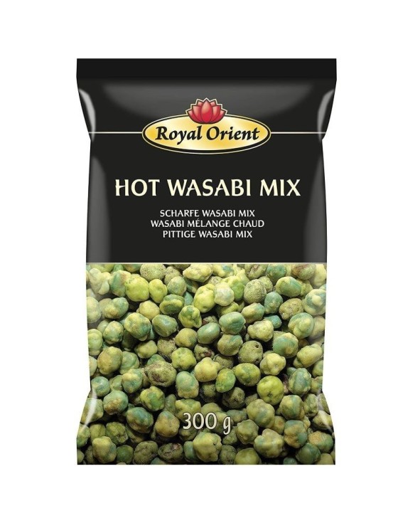 Snack Royal Orient Hot Wasabi Mix con Cacahuetes y Guisantes 200g
