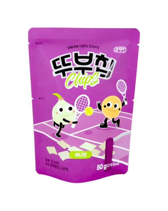 Snack de tofu sabor a cebolla (COOKIA) 50g