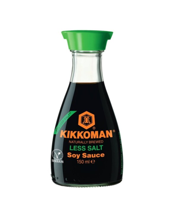Salsa de Soja Kikkoman menos Sal con Dispensador 150ml