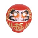 Figura Daruma 17,5cm. "rojo"