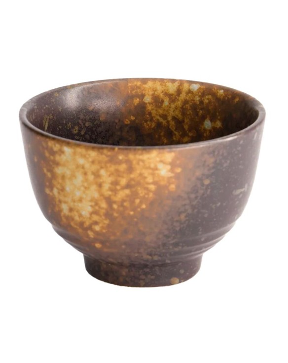 Taza Té Porcelana "Edo Brown" (6,5x9cm)