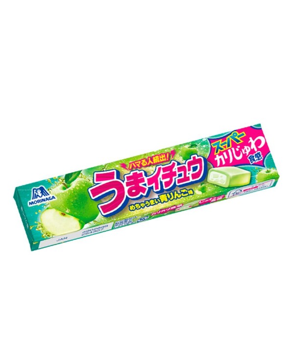 Caramelo masticable dulce de manzana verde Morinaga 12uds