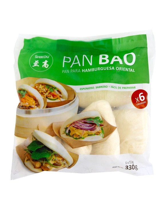 Pan Gua Bao Shikou Blanco 6uds.