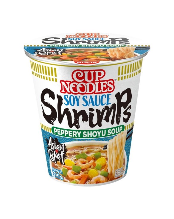 Tallarines cup salsa soja gambas (NISSIN) 65g