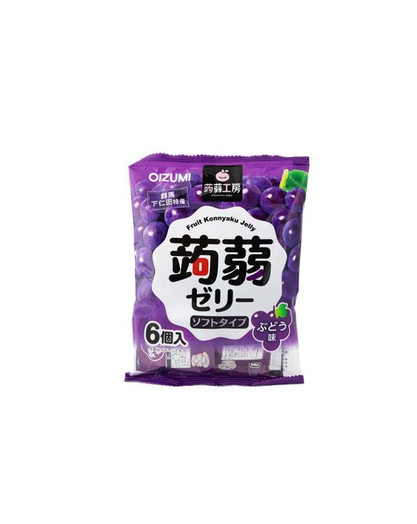 Gelatina de konjac sabor uva (OIZUMI) 106g