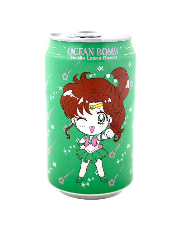 Bebida con gas sabor limón y vainilla (OCEAN BOMB) 330ml
