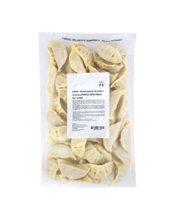Gyoza cerdo-verdura 50pcs (SHIKOU) 1Kg