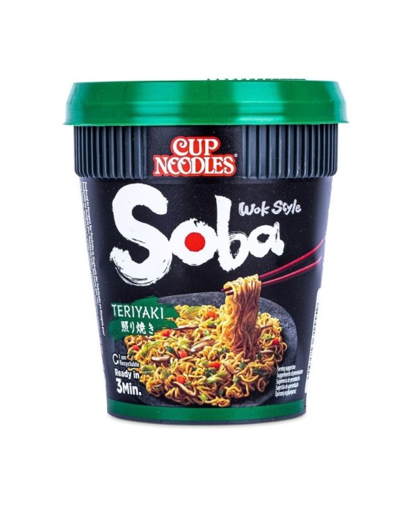Tallarines en cup yakisoba teriyaki nissin 90g
