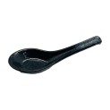 Cuchara de porcelana negro gris 13cm