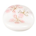 soporte de porcelana para palillos blanco sakura