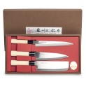 Set 3 cuchillos japoneses Sashimi +Santoku+Nikiri