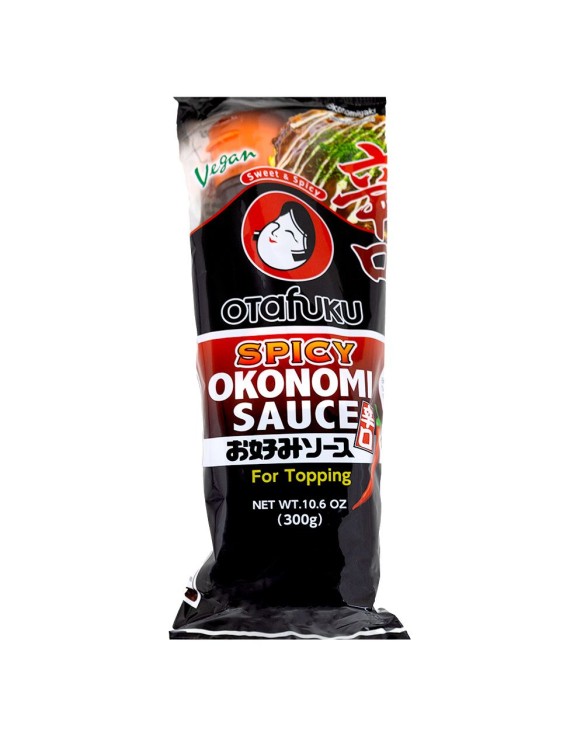 Salsa okonomiyaki picante vegano (OTAFUKU) 300g