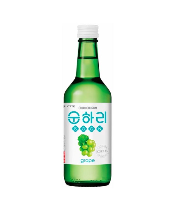 Vino soju uva koreano Jinro 360ml.Alc.16.9%