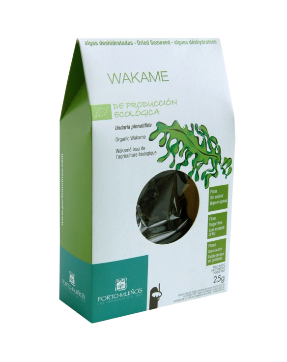 Algas Wakame Porto-Muiños Eco en Copos 25g