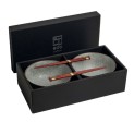 set de 2 cuencos porcelana 17cm 2 palillos "koishi"