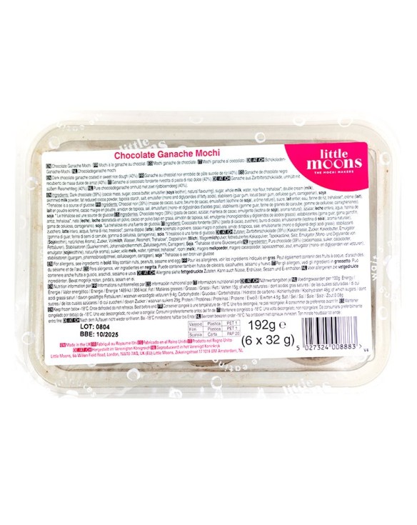 Mochis Little Moons de Helado de Chocolate 6uds.