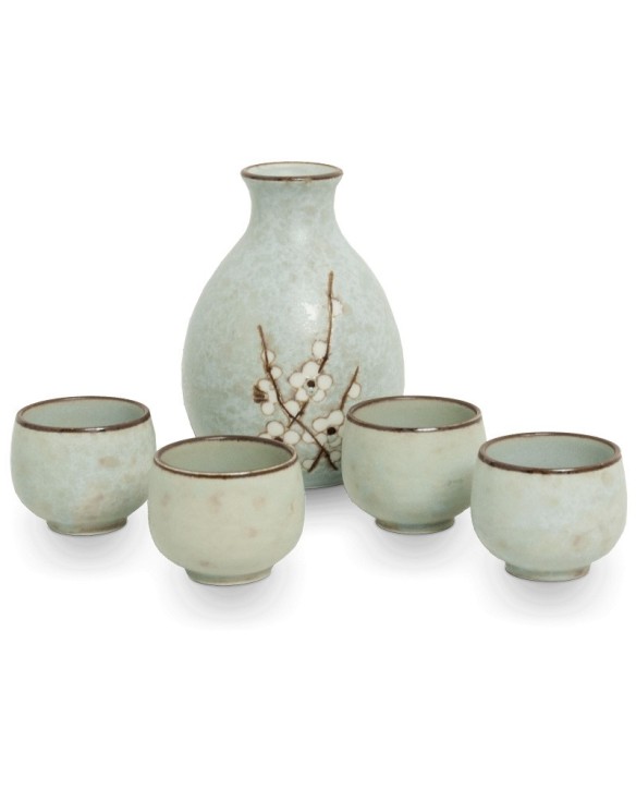 Set para sake de porcelana 300ml "Soshun"