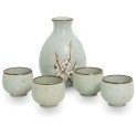 Set para sake de porcelana 300ml "Soshun"