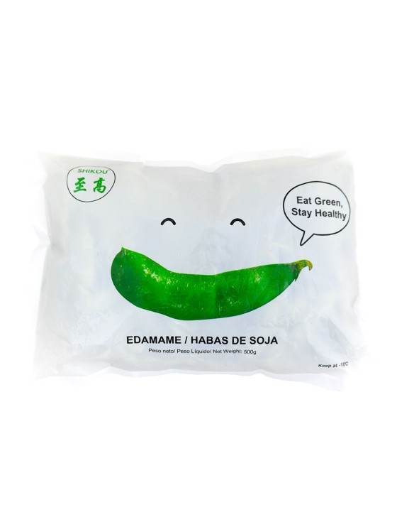 Edamame cocido con cáscara (SHIKOU) 500g