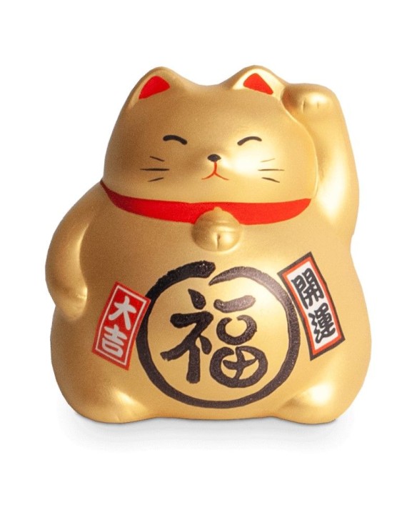 Gato de la suerte "dorado" 9cm