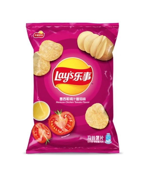 Patatas Lays sabor Pollo con Salsa de Tomate Mexicana 70g