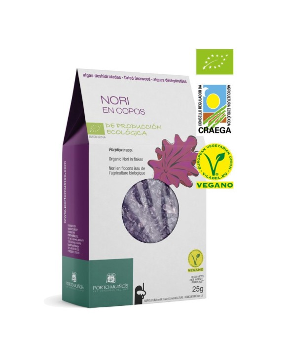 Algas Nori Porto-Muiños Eco en Copos 25g