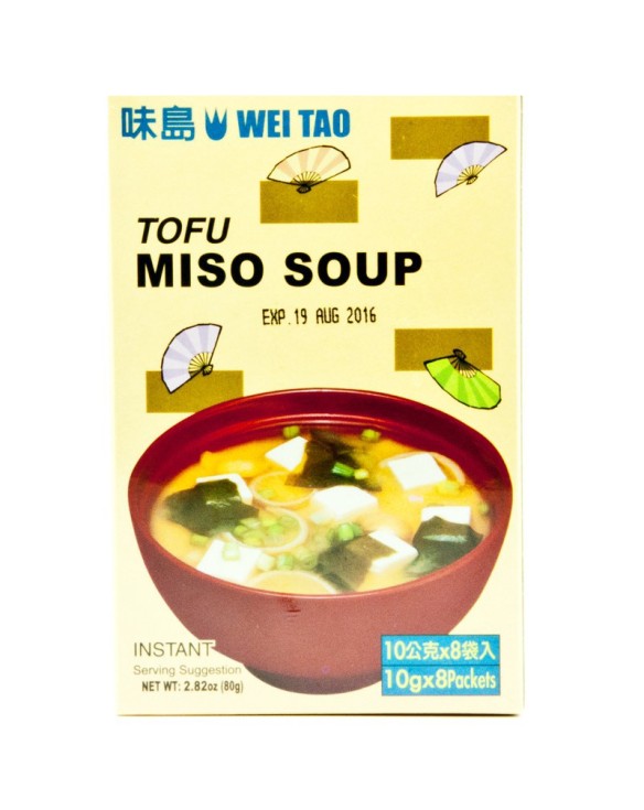 Sopa de miso con tofu wei tao 10g