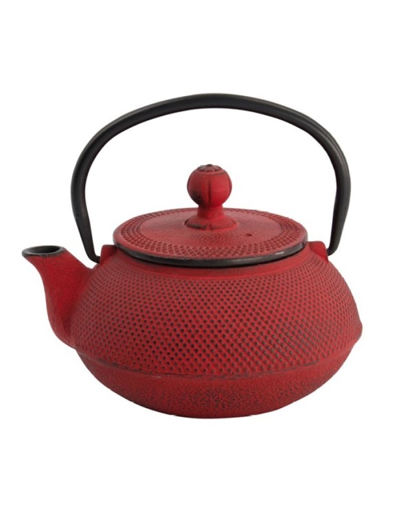 Tetera de hierro 0,6L "puntos rojos"