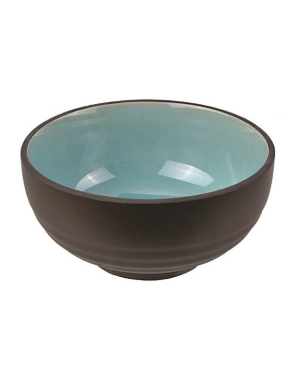 Cuenco de porcelana  glassy turquesa 8cm