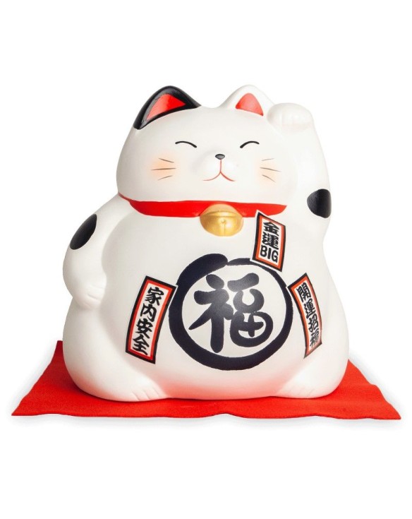 Gato de la suerte "blanco" 21cm