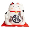 Gato de la suerte "blanco" 21cm