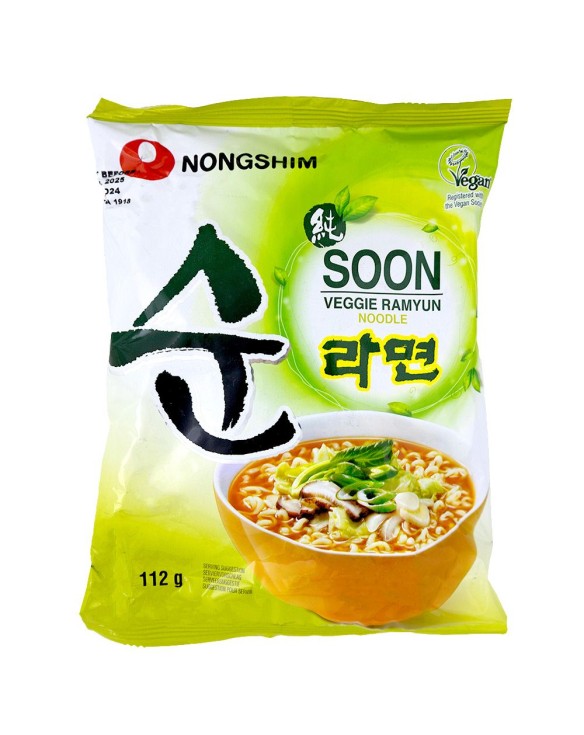 Tallarines Instantáneos Vegetal nongshim 112g