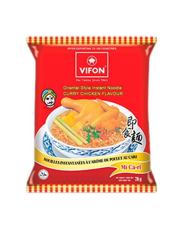 Fideos Vifon sabor Pollo y Curry 70g