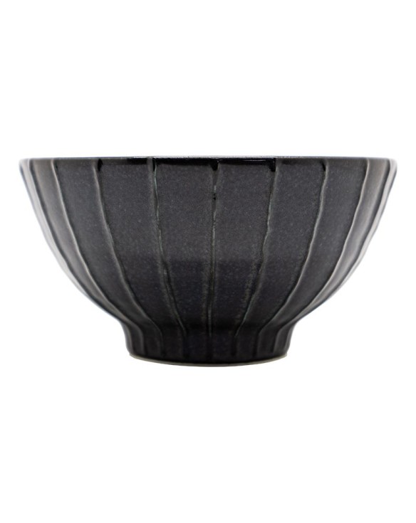 Cuenco de porcelana grafito rayas 8,5cm