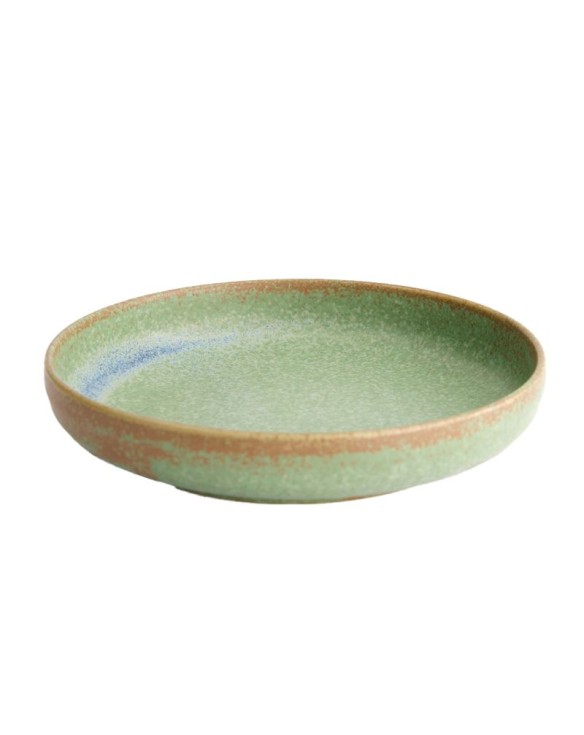 Plato Redondo de porcelana "Vert Sauge" (20x4cm)