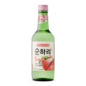 Vino de arroz sabor melocoton Soju korea 360ml. Alc.12%