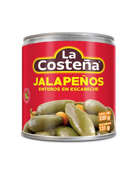 Jalapeños Costeña Enteros 220g