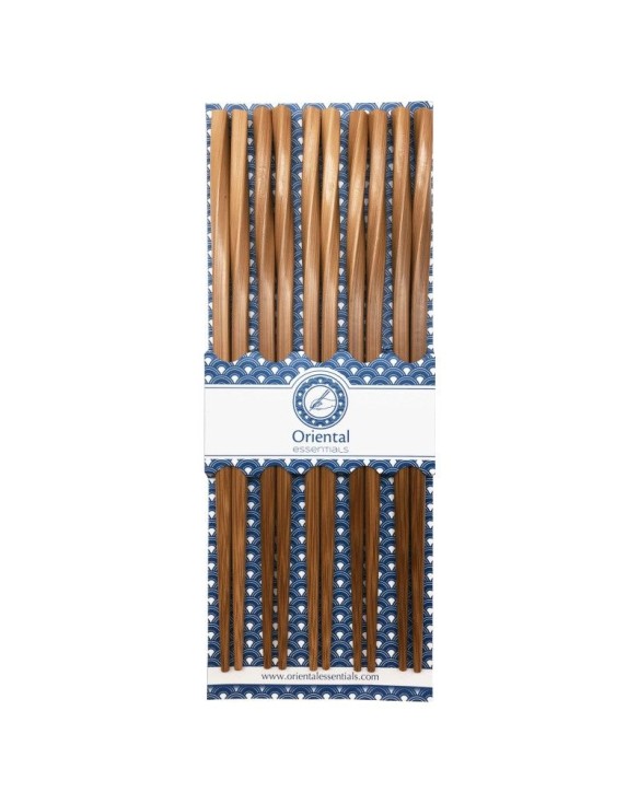 Set de 5 Palillos "Madera Retorcida"