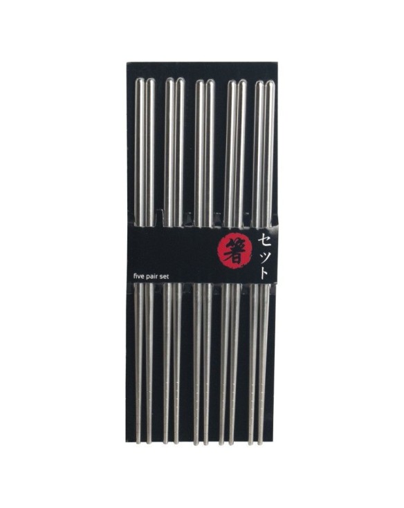 Palillo Inoxidable 24cm 5 pares