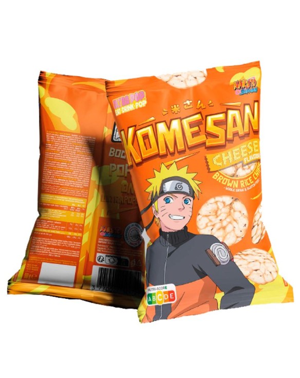Patatas Naruto Shippuden de Arróz Integral sabor Queso Naruto 60g