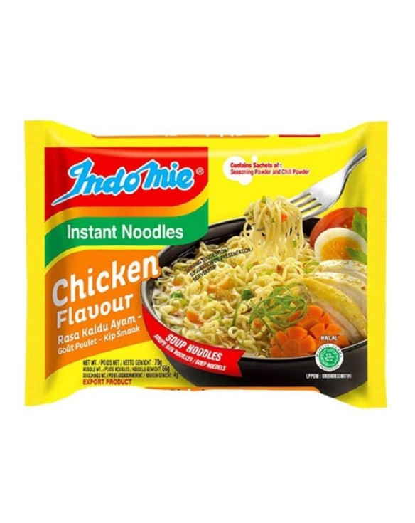 Fideos Instantáneos de pollo Indomie 70g