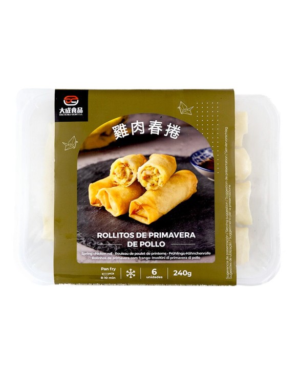 Rollitos de Primavea Fu Long de Pollo 6uds.