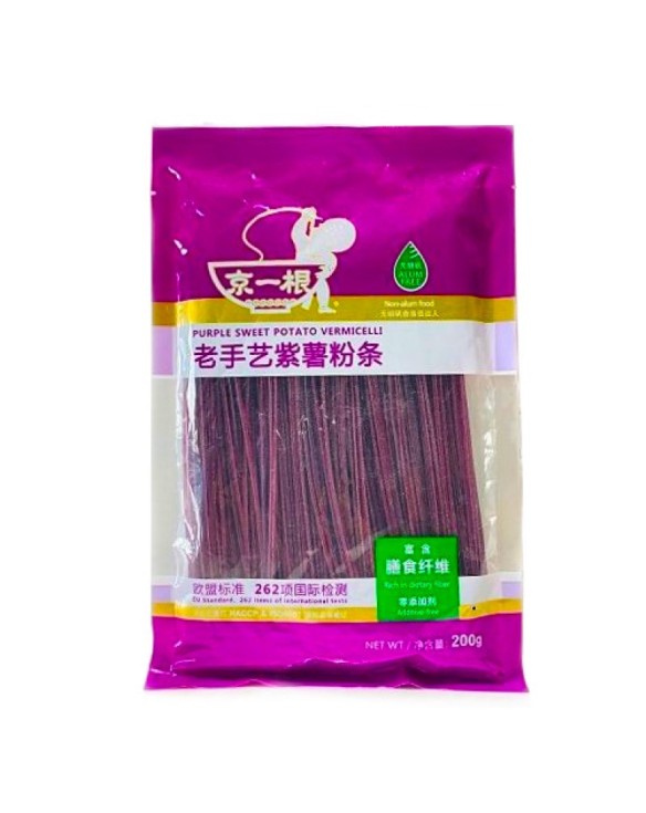 Fideo de patata púrpura delgada Jingyigen 200g