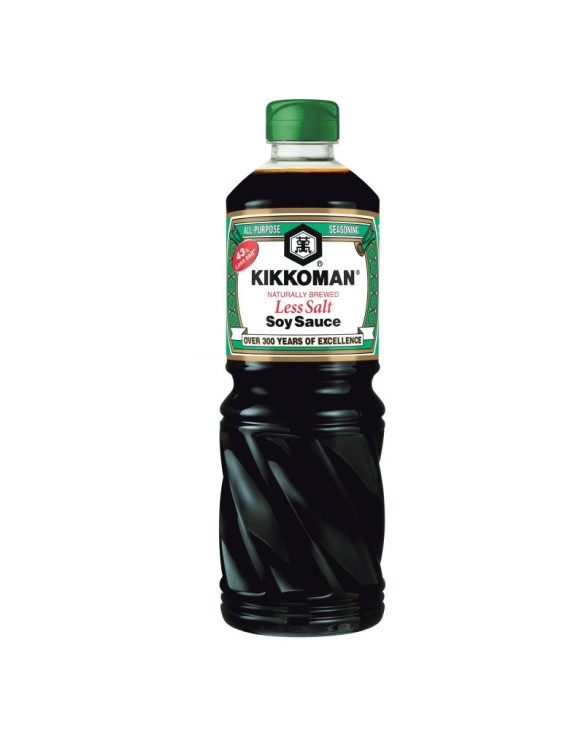 Salsa de Soja Kikkoman menos Sal 975ml