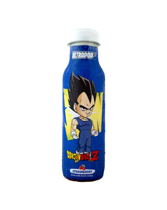 Bebida sabor fresa con Vegeta (DRAGON BALL Z) 330ml