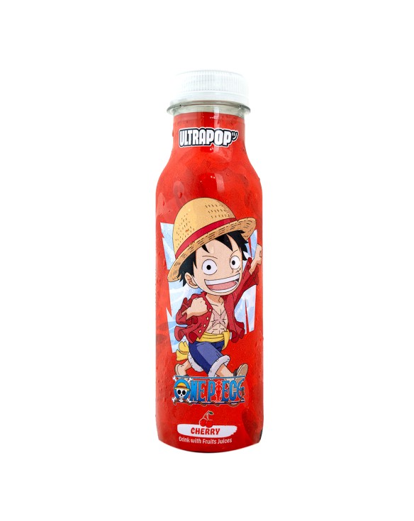 Bebida sabor cereza con Luffy (ONE PIECE) 330ml